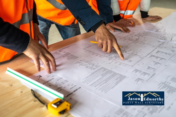 See if you need a party wall agreement for building along boundary line Greenwich