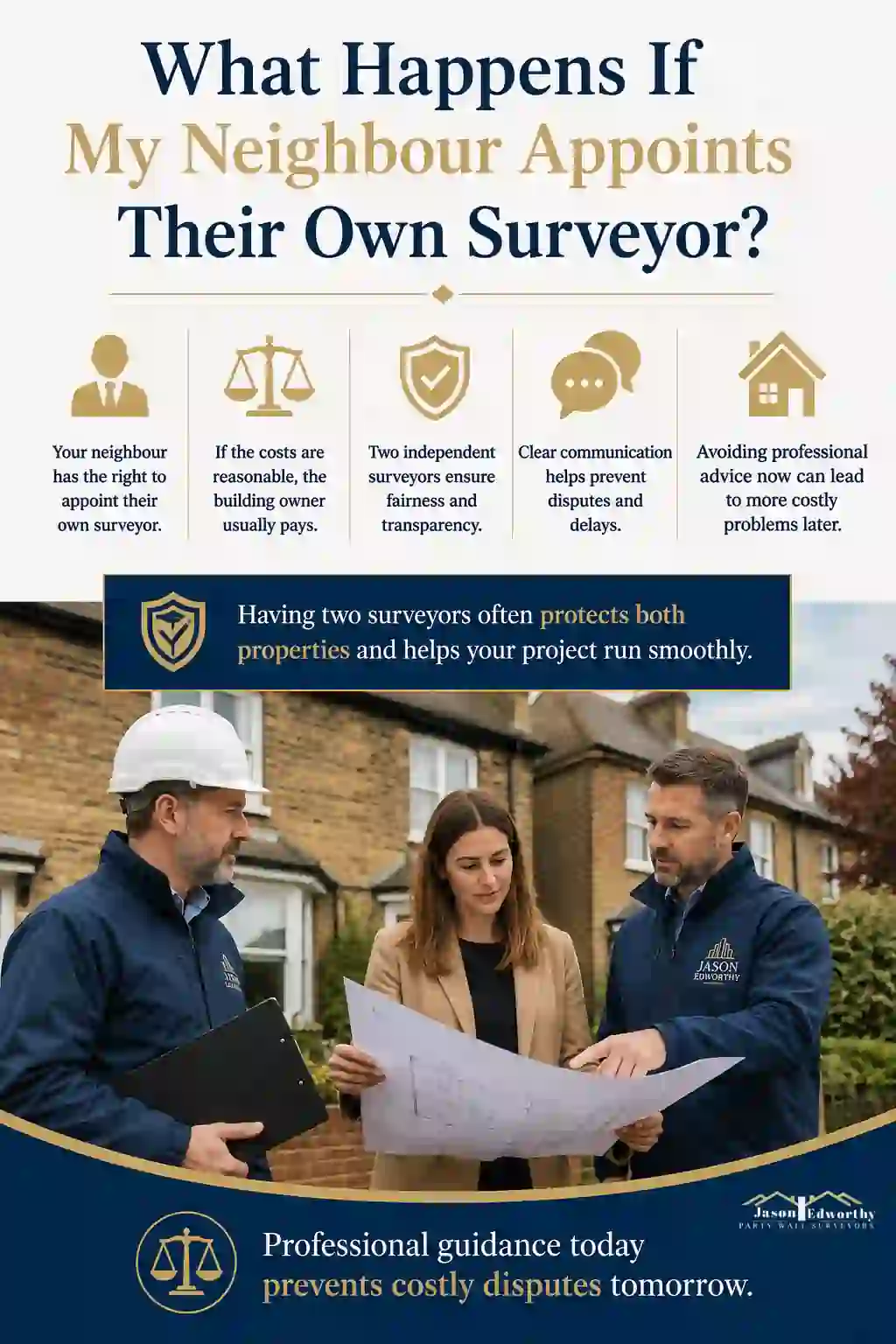 What Happens If My Neighbour Appoints Their Own Surveyor Greenwich?