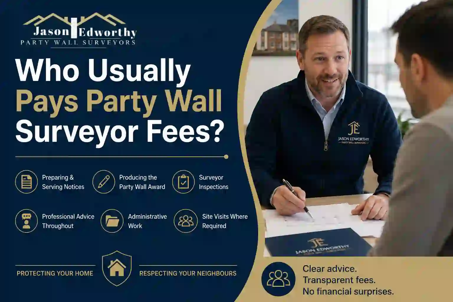 Who Usually Pays Party Wall Surveyor Fees Greenwich?